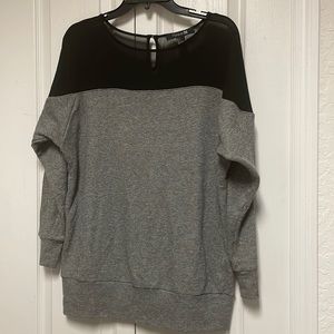 Forever 21 Pullover with see through shoulders